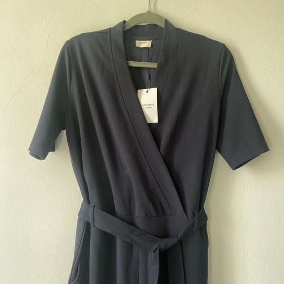 NAVY BLUE JUMPSUITS by JACQUELINE DE YONG - Picture 3 of 5